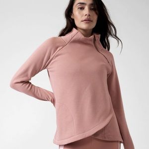 Athleta Cozy Karma Asym Pullover